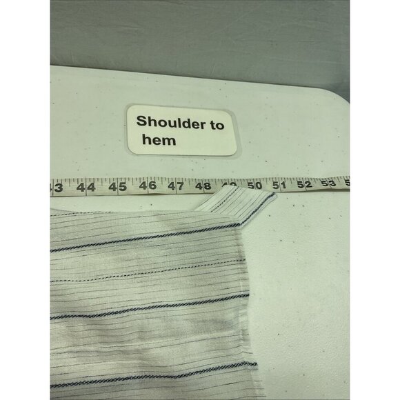 Lane Bryant NEW Striped Blouson Midi shirt Dress‎ long sleeve Size 20P flowy - Picture 10 of 15